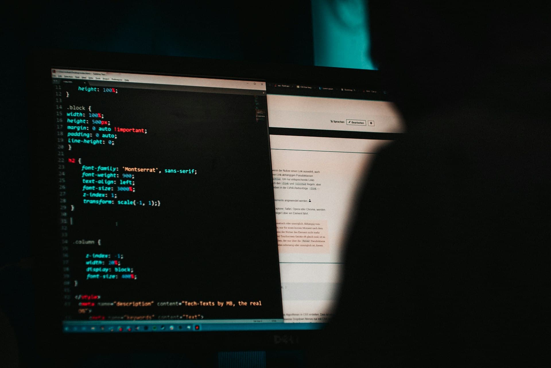 Realistic cybersecurity visualization with code and digital security concepts